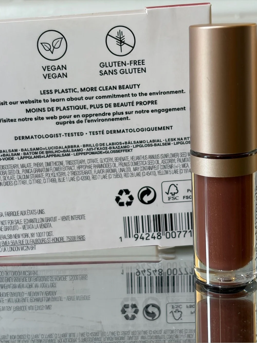 BareMinerals MINERALIST® Lip-Gloss Balm (Shade: Sincerity - Rosewood)